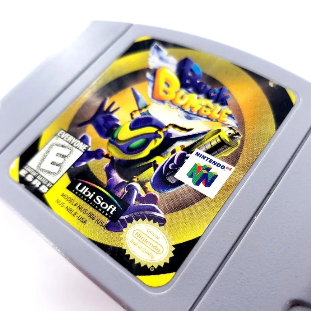 Buck Bumble (Nintendo 64, 1998) Authentic Cartridge Only Tested & Works